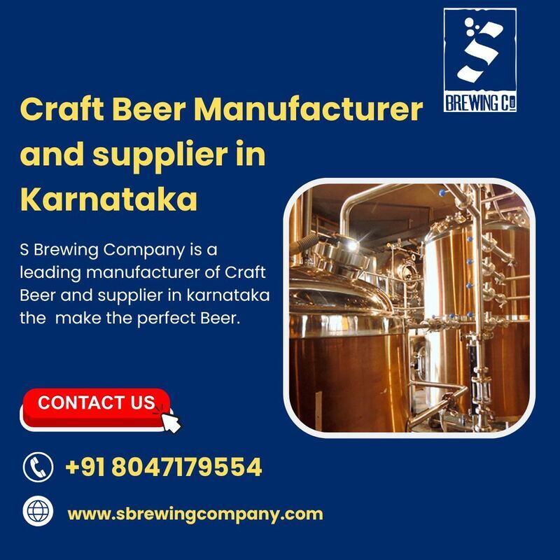 Craft Beer Manufacturer and supplier in Karnataka | Craft Beer Making Machineries in Karnataka